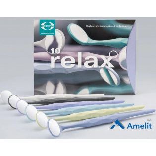 Дзеркало стоматологічне №4 Relax, з родієвим покриттям (Hahnenkratt), 1 шт.